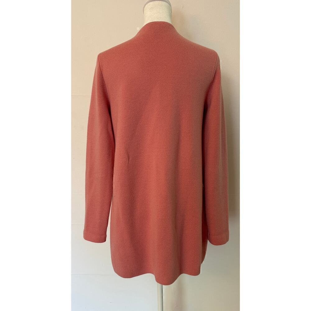 Talbots Pure Merino Wool Open Cardigan Size S (duster shacket sweater) - Picture 3 of 6